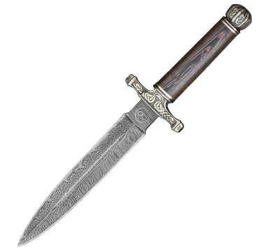 Кинжал из дамасской стали