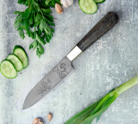 Нож Сантоку из булатной стали Нож Сантоку из булатной стали купить на сайте koval-knife.shop