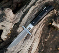 Складная Финка-мини из стали N690 купить на сайте koval-knife.shop