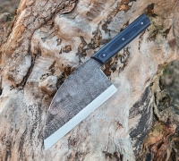 Сербский шеф нож из кованой стали 95Х18 Сербский шеф нож из кованой стали 95Х18 купить на сайте koval-knife.shop