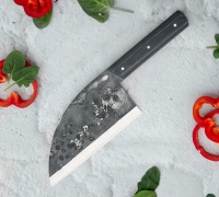 Сербский шеф нож из кованой стали 110Х18 Сербский шеф нож из кованой стали 110Х18 купить на сайте koval-knife.shop