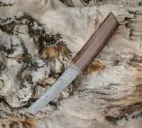 Нож Танто из дамасской стали купить на сайте koval-knife.shop